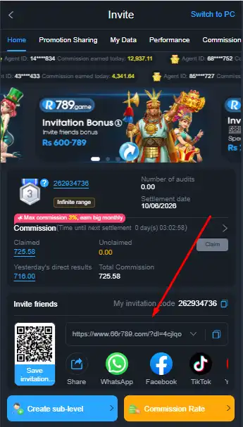 R789 Bonuses