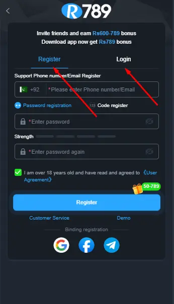 R789 Register